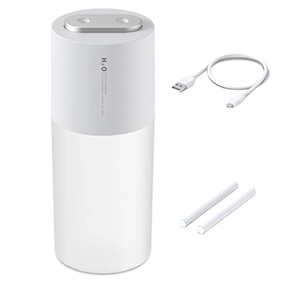 LEELLY Humidificador para el Dormitorio Humidificador de Aire portátil 400ML Gran Capacidad Difusor Esencial Mist Maker Pulverizador Fogger Mesa para 