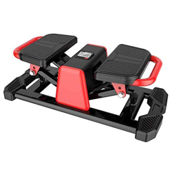 FMOPQ Escalada de montaña para Ejercicios aeróbicos en Interiores, Escalador, Pantalla LED multifunción en el Lugar, máquina de Pedales para pisotear, en oferta
