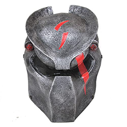 YeSbTx Predator Alien Warrior Wolf Airsoft Mask Halloween Fiest Farty Pintball Mask Props with DIRIGIÓ Luces (Color : Predator - a) características