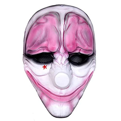 YeSbTx Payday2 Mask, Dallas/Wolf/Chains Airsoft Full Face Paintball Mask Game Game Game Mask (Color : Payday 2 Airsoft Mask)