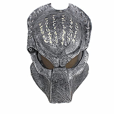 YeSbTx FRP Predator Alien Warrior Wolf Wolf Airsoft Mask Halloween Disfraz de Disfraz de Paintball Máscara (Color : Predator Paintball Mask -D)
