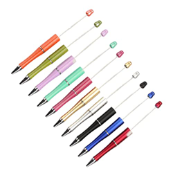 Bolígrafos beadables Bolero de Cuentas Personalizados Regalo de Bricolaje para niños 10 Piezas 10 Piezas de bolígrafo de Color Aleatorio bolígrafo, lá precio