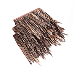 MERTNK Cobertizo con Techo de Paja, Barra de césped para Techo Paneles de Techo de Paja Baldosa de Paja PalmFake Thatch 50x50cm/19.6" x 19.6" para Tec características