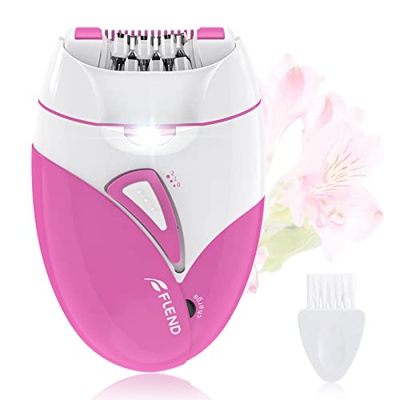 Depiladora para mujer, depiladora para cara, zona íntima, piernas, cuerpo, inalámbrica, con luz LED, recargable