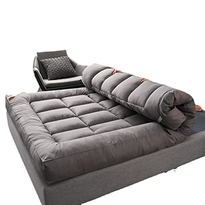 YIbing Japonés espesar 4 pulgadas futón tatami colchón acolchado, colchón japonés acolchado colchón cama colchón, almohada antideslizante cama plegabl