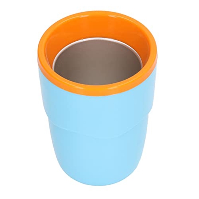 Squeeze Ice Cup, 180ml Portable DIY Slushie Maker Double Layer Squeeze Maker Cup Tazas de Batido de Frutas Caseras Taza de Congelación para Adultos Ni