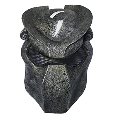 YeSbTx Predator Alien Warrior Wolf Airsoft Mask Halloween Disfraz de Caramelo de Pintura (Color : Predator - B)