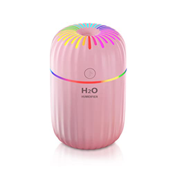 LEELLY Humidificadores de Niebla fría Humidificador de Aire Difusor de humidificación de 300 ml con luz Nocturna Pulverizador portátil para el hogar O precio