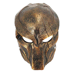 YeSbTx Resin Predator Wolf Mask para Halloween Party Personal Cosplay (Color : F - Predator-Copper) en oferta