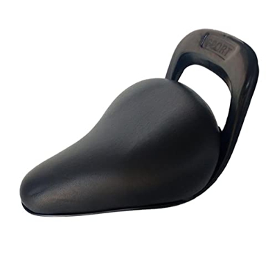 JINPENGRAN Silla De Monada De Bicicleta, Asiento De Bicicleta PU Cushion Comfort Pad Saddle con Mango,A