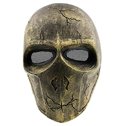 YeSbTx Horror Army Deathstroke Airsoft Mask - Pintball/Cosplay/CS War Game - Hardness Fiber Airsoft Mask (Color : Mask - B) en oferta