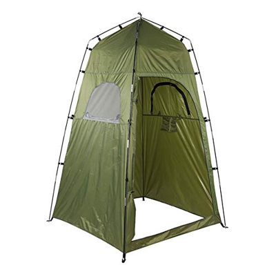 EVTSCAN 47 x 47 Pulgadas Refugio de privacidad para Acampar Tienda de Ducha portátil, Impermeable, protección Solar, para Senderismo y Playa, Refugio 