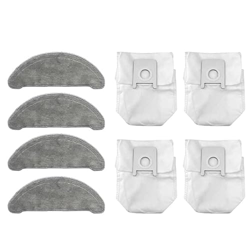 BAIHOGI para Roidmi Eve Plus, Accesorios para Robot Aspirador, Bolsa de recolección de Polvo, Trapo de Limpieza, reemplazo de Piezas de Repuesto (Colo características