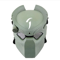 YeSbTx Predator Wolf Wolf Airsoft LED Light Paintball Máscara Nueva réplica (Color : Predator Mask - G) precio