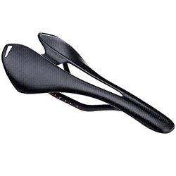 JINGRU Asiento de Bicicleta Sillín Ligero de Fibra de Carbono Completo Cómodo cojín de Asiento de Bicicleta para MTB Bicicleta de montaña Bicicleta de en oferta