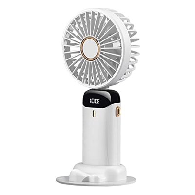 Mini ventilador de mano USB aire acondicionado portátil al aire libre 3000 mAh inalámbrico recargable ventilador de escritorio plegable colgante cuell