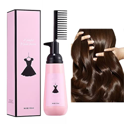 150ml 3-Second Hair Straightening Cream, Straight Hair Cream with Comb, Crema Alisadora Permanente De Cabello, Smooth Hair Straightening Treatment (15 en oferta