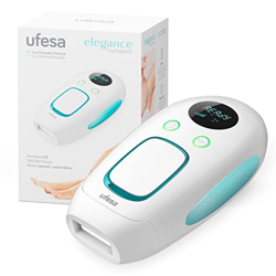 Ufesa DL3000 Elegance Compact Depiladora de Luz Pulsada IPL para Cuerpo y Cara Unisex, Resultados Visibles en 8-12 Semanas, 5 Niveles de Intensidad y  en oferta