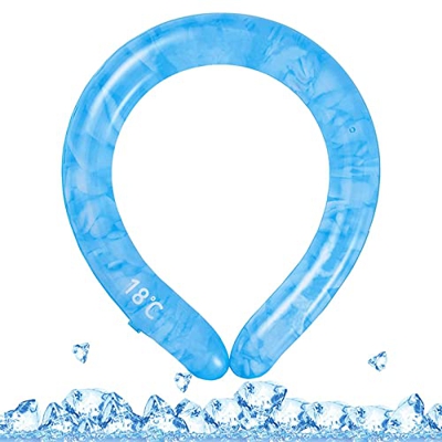 OZBIR Tubo de refrigeración para el Cuello, envolturas de refrigeración para el Cuello, Aire Acondicionado Personal para el Verano, Gel de Hielo frío 