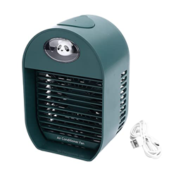 Mini Enfriador de Aire portátil, Enfriador de Aire LED de 100 ml Ventilador de enfriamiento de Escritorio portátil Humidificador de luz Nocturna Alime características