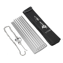NIDONE Trípode para Acampar, para cocinar en el Horno holandés, trípode Plegable para Parrilla, trípode de aleación de Aluminio para hornos holandeses en oferta