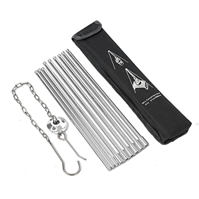 NIDONE Trípode para Acampar, para cocinar en el Horno holandés, trípode Plegable para Parrilla, trípode de aleación de Aluminio para hornos holandeses