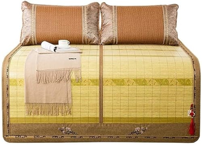 DYCIN Alfombras para Dormir de Verano Colchoneta de Cama bambú Sommer dreplesming Estera de bambú de bambú de bambú para el Dormitorio de la Escuela e