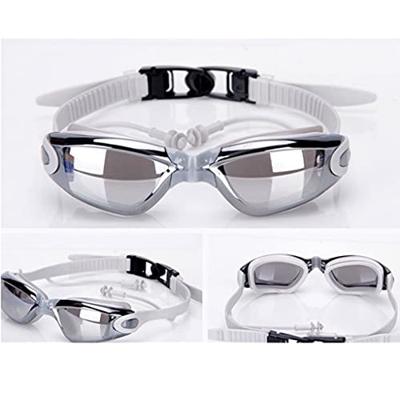 ZLYPSW Gafas de natación Profesional Gafas para Hombres Mujeres Silicone Piscina para Adultos Gafas Ópticas Eyewear de natación Impermeable (Color : C