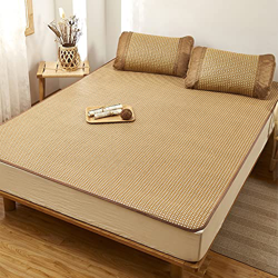 Colchoneta de Enfriamiento para Cama,Colchón de Verano Estera de Ratán,Esterilla de Seda de Hielo,Respirable Suave y Plegable,para Todas las Edades,co en oferta