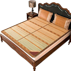Alfombras para dormir de verano Colchoneta de cama de bambú Mat de dormir Mat de bambú de bambú de bambú asiento de seda con aire acondicionado de la  en oferta