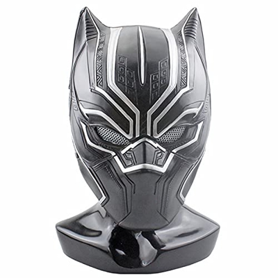 YeSbTx FRP Black Panther Airsoft Mask Halloween Party Cosplay Mask Mask Props