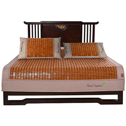 Estera Dormir Verano Colchón Ratán Transpirable Suave Estera Dormir Verano para Dormitorio Doble Estudiante Almohadilla Dormir,Brown-200 * 220CM precio