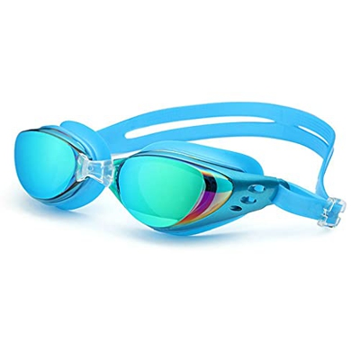 ZLYPSW Gafas de natación Myopia Hombres y Mujeres Anti-Niebla Profesional Impermeable Silicone Arena Piscina Gafas de natación Adult Eyewear (Color : 