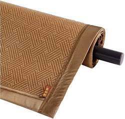 Alfombras para dormir de verano Mat de cama de bambú Mat de dormir Matchón de bambú de bambú Single Air acondicionamiento Smooth Cushidustproof Plegab en oferta