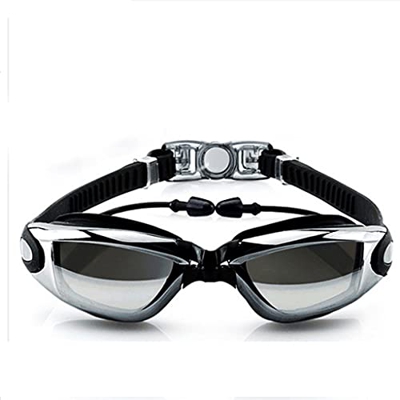 ZLYPSW Gafas de natación Sin Fugas Anti Fog UV Protección Gafas de natación con Clip de Nasal Ear Plach Funda Protectora para Hombres Adultos Mujeres 