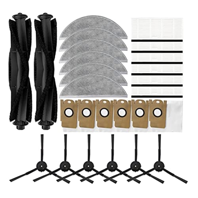 Robot de barrido Piezas de repuesto compatibles con Lydsto R1 Swarring Robot Robot Aspuuumer Piezas de repuesto Mop Accesorios de bolsas de polvo de t