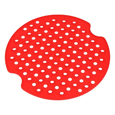 Revestimiento de freidora de aire reutilizable con asa tejida Revestimiento de freidora de aire de silicona antiadherente Alfombrillas de freidora de 