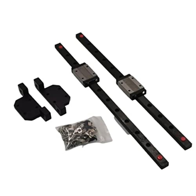 For la actualización de creality Ender 3 v2 Adaptadores de riel Lineal del Eje Y Equipo Ender-3 Pro Dual Hiwin Linear Rail Set (Color : Black Linear K
