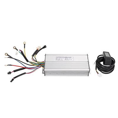BuyWeek 36V 48V 1000W Controlador de Motor sin escobillas, Controlador de Bicicleta eléctrica sin escobillas LCD4 Kit de modificación de Pantalla para