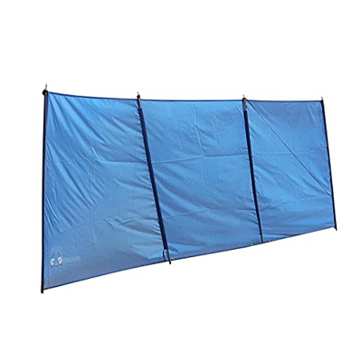 Vecksoy Parabrisas de Estufa de Campamento - Parabrisas de Estufa portátil con Bolsa de Transporte - Pantalla de privacidad Plegable con Varillas de S