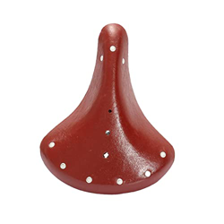 JINPENGRAN Saddle De Bicicleta, Vintage PU Leather Shock Proting Spring Bike Saddle Cyle precio
