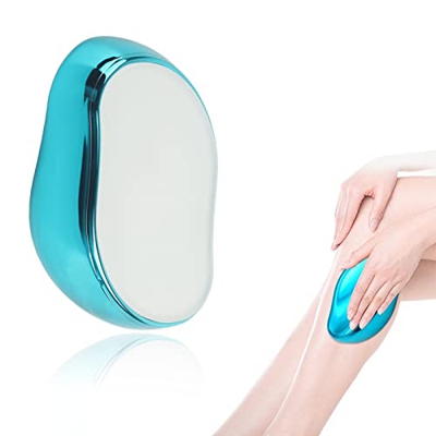 Depiladora de Cristal, Depiladora de Mujer, Magic Hair Eraser Crystal Hair Remover para Mujeres y Hombres, Herramienta de depilación de Cristal de exf