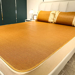 Colchón de Enfriamiento Estera de Ratán para Casa,Alfombra Refrescante para Cama,Respirable Suave y Plegable,Colchoneta de Verano para Doble Individua precio