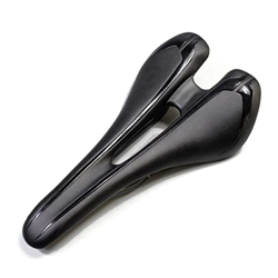 JINPENGRAN Saddle De Bicicleta, Ergonomía Humana 143 Mm Hollow Titanium Rail Road Bike Saddle 135G precio