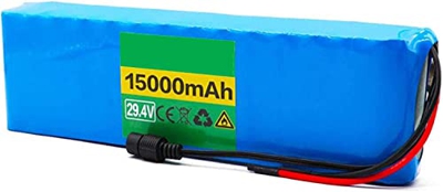 stdpcxz Batería De Litio De 24V 15Ah Batería De Litio De 15000Mah para Batería De Bicicleta Eléctrica Paquete De Batería De Bicicleta Eléctrica De Ion