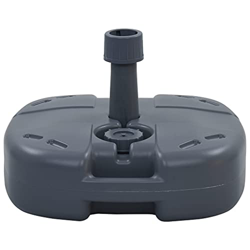 Mogou Base de sombrilla, Parasol Terraza, Pie Parasol, Base Parasol, Sombrilla Terraza, Pie Sombrilla, portátil rellenable con Arena/Agua Gris características