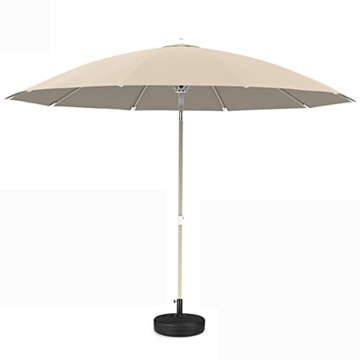 Sombrillas Market Patio Outdoor Umbrella Base Garden Lawn Table Sun Canopy Protección UV, Caqui (Color : Umbrella)