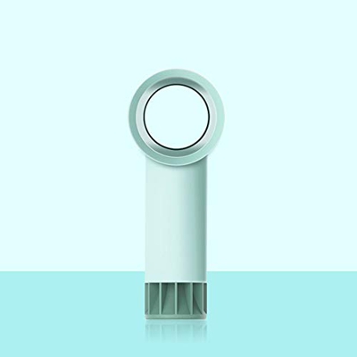 Leafless Fan Mini Fanless Ultra-Quiet Portable Student Dormitory Bed Rechargeable Small Hand-Held Portable Cold Air Cooling Home Desktop Desktop Large