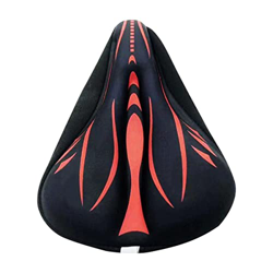 JINPENGRAN Silla De Monada De Bicicleta, Suave Colchón De Gel De Silicona Cubierta De La Almohadilla De La Bicicleta Asiento De Montaña Bicicleta Cicl en oferta
