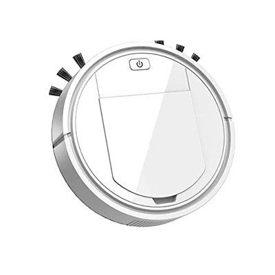 Beyori Robot aspirador, súper silencioso, aspiradora robótica de carga automática, cuidado del cabello de mascotas, robot de limpieza con sensor antic